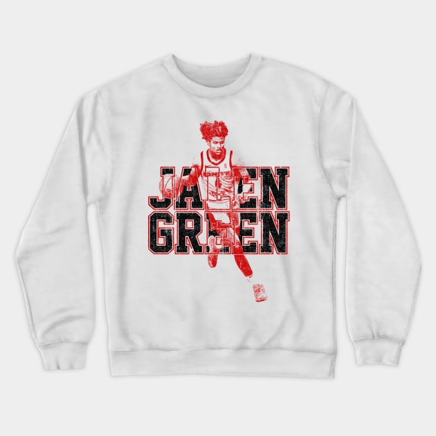 Jalen Green (Variant) Crewneck Sweatshirt by huckblade